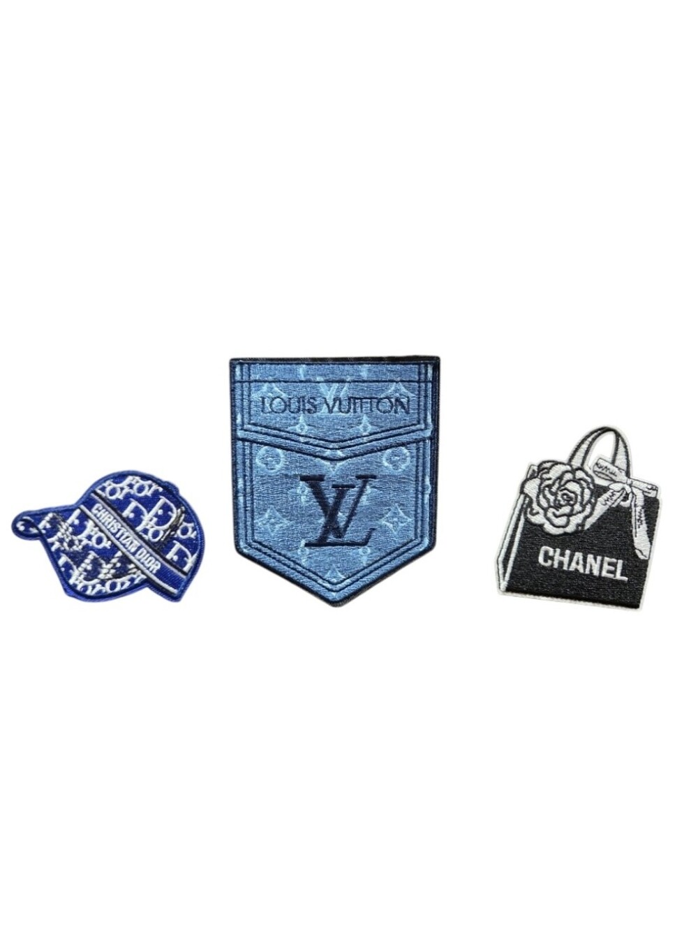 Designer Logo Iron-On Patch Set - Your Choice Of 1